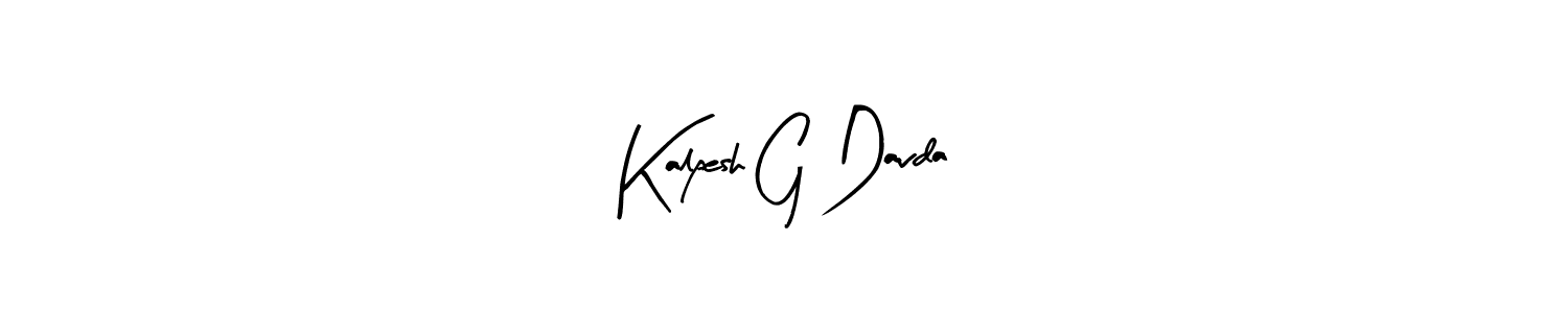 Make a beautiful signature design for name Kalpesh G Davda. Use this online signature maker to create a handwritten signature for free. Kalpesh G Davda signature style 8 images and pictures png