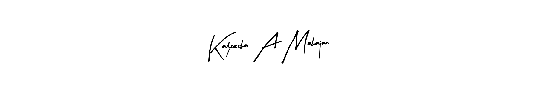 if you are searching for the best signature style for your name Kalpesha A Mahajan. so please give up your signature search. here we have designed multiple signature styles  using Arty Signature. Kalpesha A Mahajan signature style 8 images and pictures png