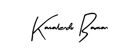 Achieve flawless digital penmanship with Kamalendu Barman name in Arty Signature font. The perfect tool for creating online signatures. Kamalendu Barman signature style 8 images and pictures png