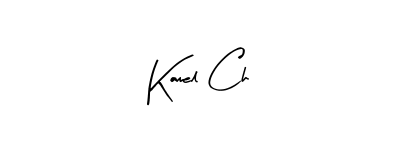 Create a beautiful signature design for name Kamel Ch. With this signature (Arty Signature) fonts, you can make a handwritten signature for free. Kamel Ch signature style 8 images and pictures png