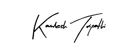 Get inspired by this graceful Arty Signature signature style for name Kamlesh Tripathi. Smooth loops and balanced proportions for everyday use. Kamlesh Tripathi signature style 8 images and pictures png