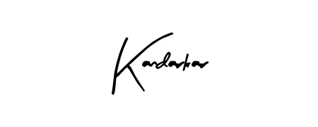 If you are searching for the best signature style for your name Kandarkar, here we have designed multiple signature styles using Arty Signature. Kandarkar signature style 8 images and pictures png