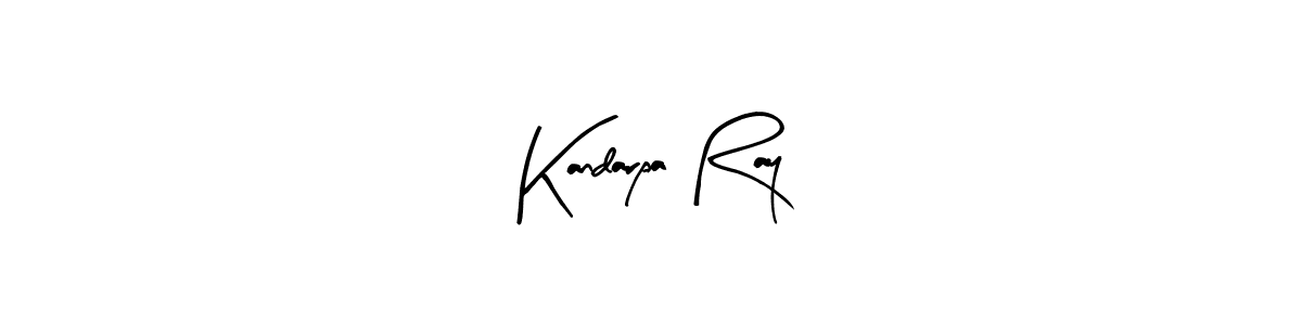 How to make Kandarpa Ray signature? Arty Signature is a professional autograph style. Create handwritten signature for Kandarpa Ray name. Kandarpa Ray signature style 8 images and pictures png