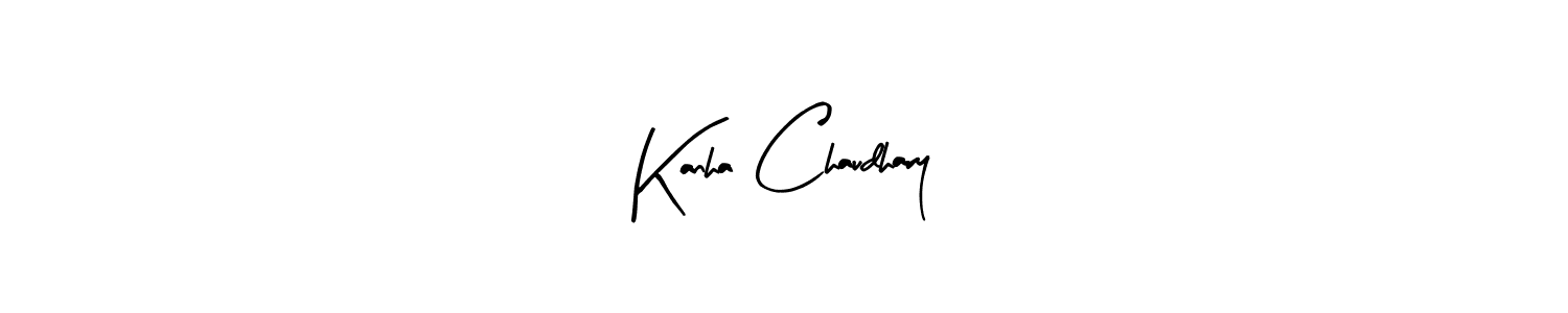 Also we have Kanha Chaudhary name is the best signature style. Create professional handwritten signature collection using Arty Signature autograph style. Kanha Chaudhary signature style 8 images and pictures png