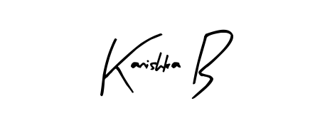 Generate high-definition signature styles for Kanishka B. The Arty Signature typeface ensures crisp legibility and sophisticated design. Kanishka B signature style 8 images and pictures png