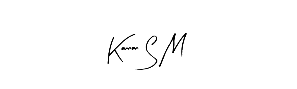 Also You can easily find your signature by using the search form. We will create Kannan S M name handwritten signature images for you free of cost using Arty Signature sign style. Kannan S M signature style 8 images and pictures png