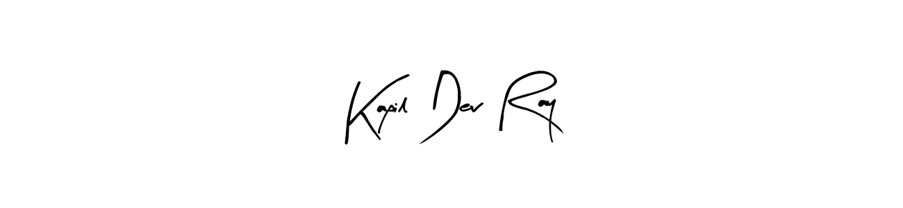 Similarly Arty Signature is the best handwritten signature design. Signature creator online .You can use it as an online autograph creator for name Kapil Dev Ray. Kapil Dev Ray signature style 8 images and pictures png