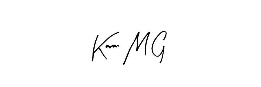 Also we have Karan M G name is the best signature style. Create professional handwritten signature collection using Arty Signature autograph style. Karan M G signature style 8 images and pictures png