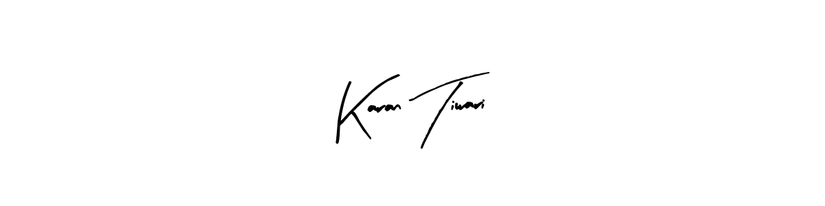 Design your own signature with our free online signature maker. With this signature software, you can create a handwritten (Arty Signature) signature for name Karan Tiwari. Karan Tiwari signature style 8 images and pictures png