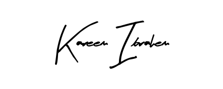 The Arty Signature signature style provides a bold statement for name Kareem Ibrahem. Designed for business owners, executives, and leaders. Kareem Ibrahem signature style 8 images and pictures png