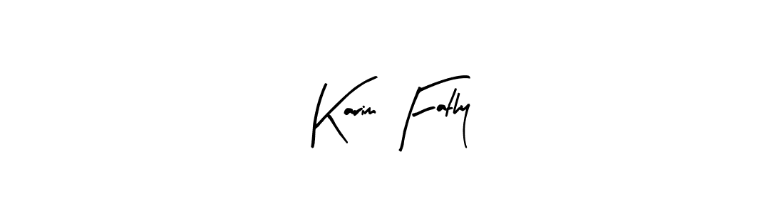 You should practise on your own different ways (Arty Signature) to write your name (Karim Fathy) in signature. don't let someone else do it for you. Karim Fathy signature style 8 images and pictures png