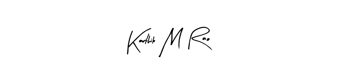Use a signature maker to create a handwritten signature online. With this signature software, you can design (Arty Signature) your own signature for name Karthik M Rao. Karthik M Rao signature style 8 images and pictures png