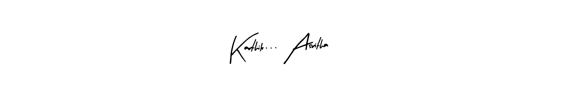Make a short Karthik... Asritha signature style. Manage your documents anywhere anytime using Arty Signature. Create and add eSignatures, submit forms, share and send files easily. Karthik... Asritha signature style 8 images and pictures png