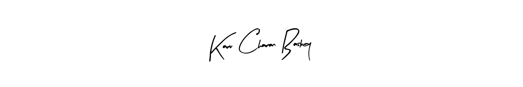 Use a signature maker to create a handwritten signature online. With this signature software, you can design (Arty Signature) your own signature for name Karu Charan Baskey. Karu Charan Baskey signature style 8 images and pictures png