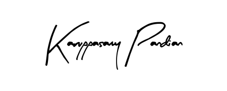 Transform the name Karuppasamy Pandian into a signature masterpiece using Arty Signature font. Ideal for photographers, artists, and creators looking for watermarks. Karuppasamy Pandian signature style 8 images and pictures png