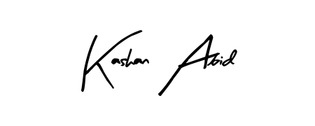 Stand out with a creative autograph for Kashan Abid. The Arty Signature styling blends modern aesthetics with classic signature flourishes. Kashan Abid signature style 8 images and pictures png