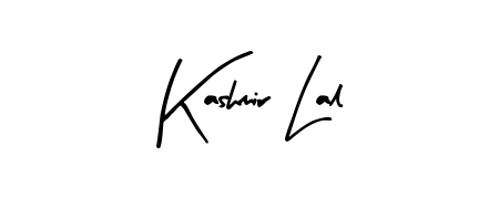 A sleek calligraphic signature for name Kashmir Lal utilizing Arty Signature styling. Great for adding personal signatures to photos and art. Kashmir Lal signature style 8 images and pictures png