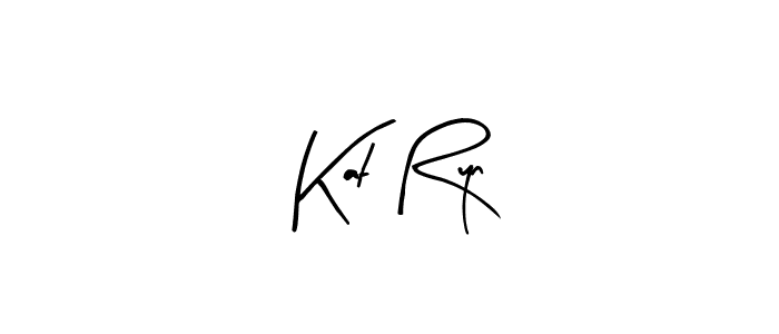 The best way (Arty Signature) to make a short signature is to pick only two or three words in your name. The name Kat Ryn include a total of six letters. For converting this name. Kat Ryn signature style 8 images and pictures png