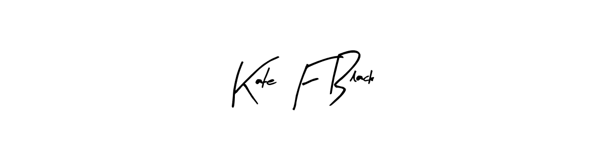 Use a signature maker to create a handwritten signature online. With this signature software, you can design (Arty Signature) your own signature for name Kate F Black. Kate F Black signature style 8 images and pictures png