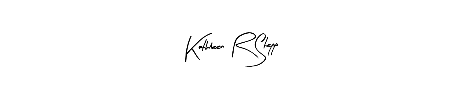 The best way (Arty Signature) to make a short signature is to pick only two or three words in your name. The name Kathleen R Stepp include a total of six letters. For converting this name. Kathleen R Stepp signature style 8 images and pictures png