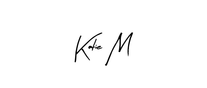Design your own signature with our free online signature maker. With this signature software, you can create a handwritten (Arty Signature) signature for name Katie M. Katie M signature style 8 images and pictures png