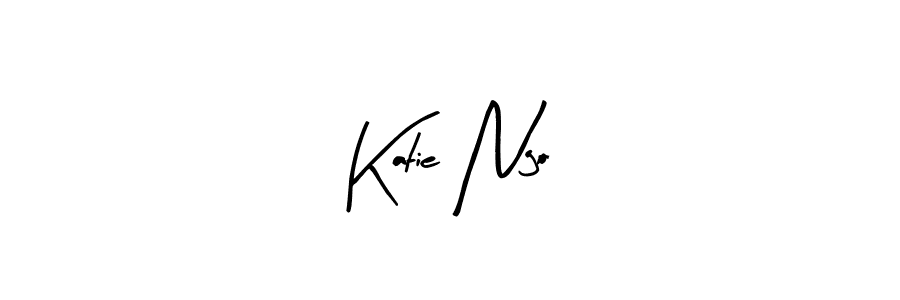 Also we have Katie Ngo name is the best signature style. Create professional handwritten signature collection using Arty Signature autograph style. Katie Ngo signature style 8 images and pictures png