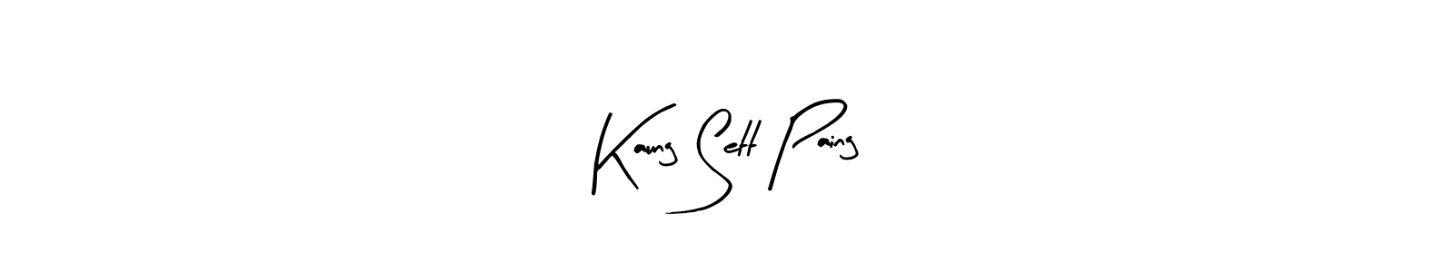 This is the best signature style for the Kaung Sett Paing name. Also you like these signature font (Arty Signature). Mix name signature. Kaung Sett Paing signature style 8 images and pictures png