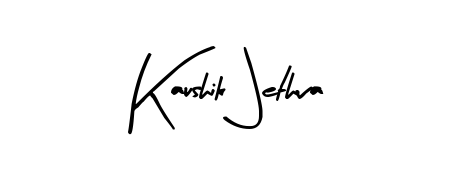 Get inspired by this graceful Arty Signature signature style for name Kaushik Jethva. Smooth loops and balanced proportions for everyday use. Kaushik Jethva signature style 8 images and pictures png