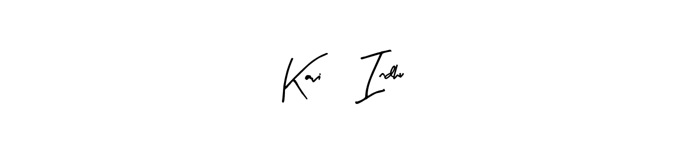 Arty Signature is a professional signature style that is perfect for those who want to add a touch of class to their signature. It is also a great choice for those who want to make their signature more unique. Get Kavi ❤ Indhu name to fancy signature for free. Kavi ❤ Indhu signature style 8 images and pictures png