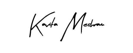 Create an unforgettable impression when signing with Kavita Meshram name styled in Arty Signature typography. 100% free online generator. Kavita Meshram signature style 8 images and pictures png