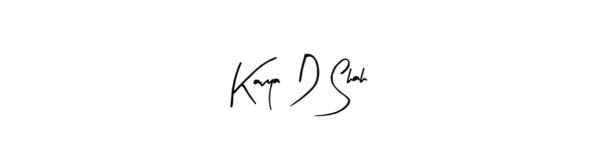 It looks lik you need a new signature style for name Kavya D Shah. Design unique handwritten (Arty Signature) signature with our free signature maker in just a few clicks. Kavya D Shah signature style 8 images and pictures png