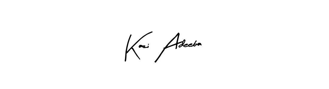 Also You can easily find your signature by using the search form. We will create Kazi Adeeba name handwritten signature images for you free of cost using Arty Signature sign style. Kazi Adeeba signature style 8 images and pictures png