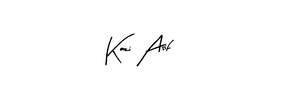 Make a beautiful signature design for name Kazi Asif. With this signature (Arty Signature) style, you can create a handwritten signature for free. Kazi Asif signature style 8 images and pictures png