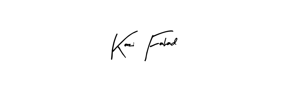 Make a beautiful signature design for name Kazi Fahad. Use this online signature maker to create a handwritten signature for free. Kazi Fahad signature style 8 images and pictures png