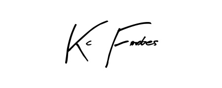 Try this chic Kc Forbes handwritten sign style. Using Arty Signature font elements, it gives your name a sleek, memorable identity. Kc Forbes signature style 8 images and pictures png