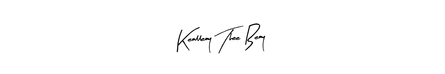 if you are searching for the best signature style for your name Kealleay Thee Beay. so please give up your signature search. here we have designed multiple signature styles  using Arty Signature. Kealleay Thee Beay signature style 8 images and pictures png