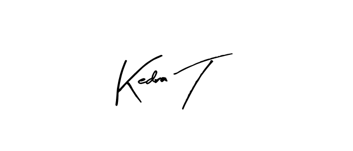 Use a signature maker to create a handwritten signature online. With this signature software, you can design (Arty Signature) your own signature for name Kedra T. Kedra T signature style 8 images and pictures png