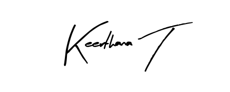 Once you've used our free online signature maker to create your best signature Arty Signature style, it's time to enjoy signing your documents with Keerthana T name. Keerthana T signature style 8 images and pictures png