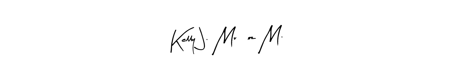 It looks lik you need a new signature style for name Kelly J. Muñoz M.. Design unique handwritten (Arty Signature) signature with our free signature maker in just a few clicks. Kelly J. Muñoz M. signature style 8 images and pictures png