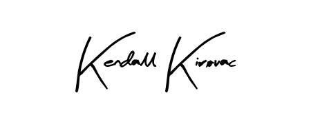 Practice writing Kendall Kirouac with the flow of Arty Signature lettering. A fantastic source of inspiration for developing your personal signature style. Kendall Kirouac signature style 8 images and pictures png