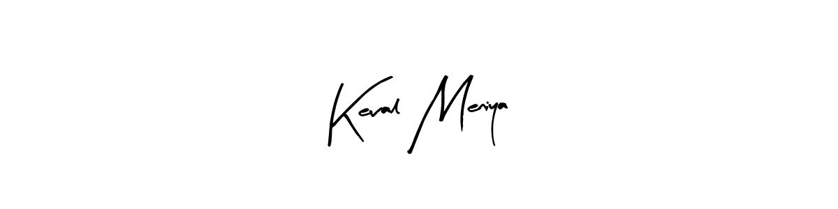 Similarly Arty Signature is the best handwritten signature design. Signature creator online .You can use it as an online autograph creator for name Keval Meniya. Keval Meniya signature style 8 images and pictures png