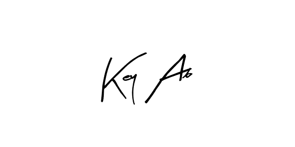 Also we have Key Ab name is the best signature style. Create professional handwritten signature collection using Arty Signature autograph style. Key Ab signature style 8 images and pictures png