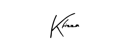 Achieve flawless digital penmanship with Kfizza name in Arty Signature font. The perfect tool for creating online signatures. Kfizza signature style 8 images and pictures png