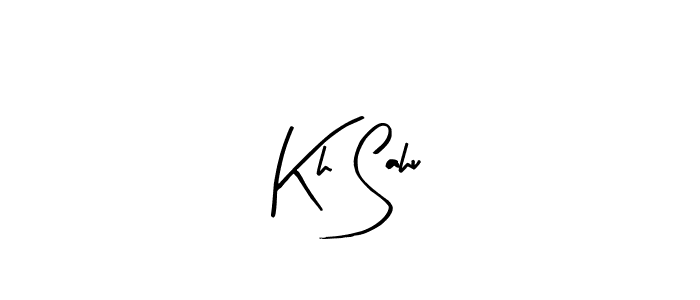 Similarly Arty Signature is the best handwritten signature design. Signature creator online .You can use it as an online autograph creator for name Kh Sahu. Kh Sahu signature style 8 images and pictures png