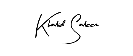 A classic penmanship look for Khalid Saleem. The Arty Signature font brings timeless elegance and confidence to every signed document. Khalid Saleem signature style 8 images and pictures png