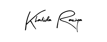 You should practise on your own different ways (Arty Signature) to write your name (Khalida Raziya) in signature. Don't let someone else do it for you. Khalida Raziya signature style 8 images and pictures png