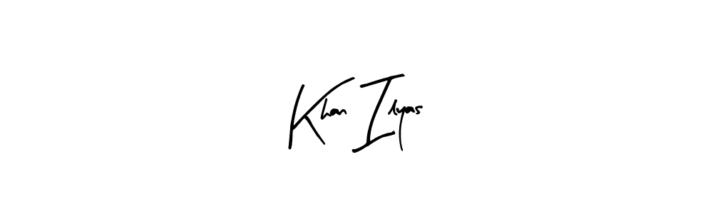 The best way (Arty Signature) to make a short signature is to pick only two or three words in your name. The name Khan Ilyas include a total of six letters. For converting this name. Khan Ilyas signature style 8 images and pictures png