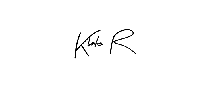 Arty Signature is a professional signature style that is perfect for those who want to add a touch of class to their signature. It is also a great choice for those who want to make their signature more unique. Get Khate R name to fancy signature for free. Khate R signature style 8 images and pictures png