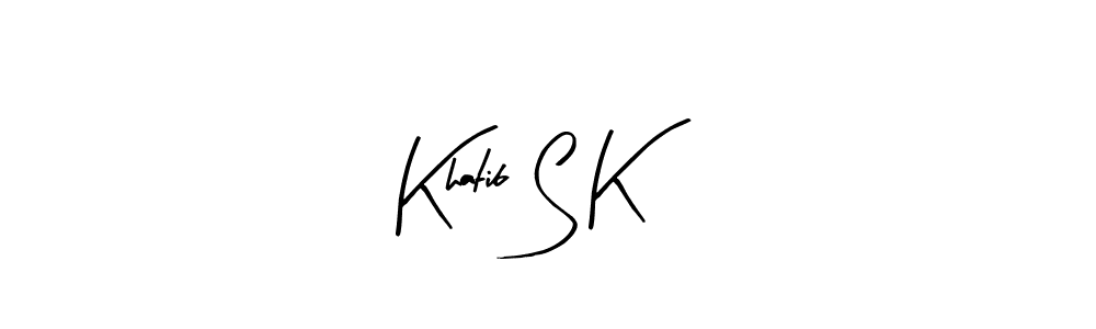 This is the best signature style for the Khatib S K name. Also you like these signature font (Arty Signature). Mix name signature. Khatib S K signature style 8 images and pictures png