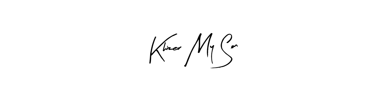 How to Draw Khizer My Son signature style? Arty Signature is a latest design signature styles for name Khizer My Son. Khizer My Son signature style 8 images and pictures png